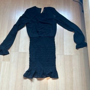 H&M Black Mini Mermaid Style Dress